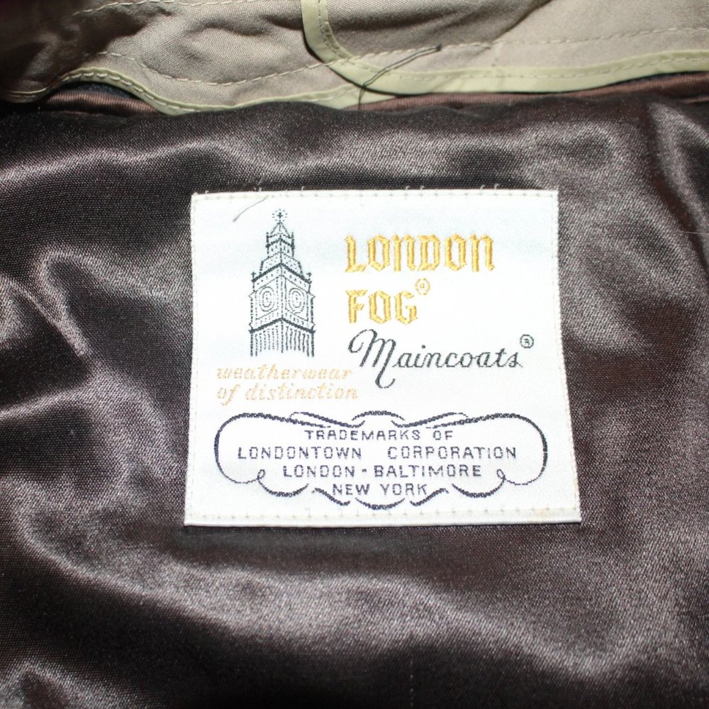 London Fog Trench/Overcoat - Picture 2 of 5